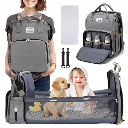 Pet/ Baby Diaper Bag with Changing Station