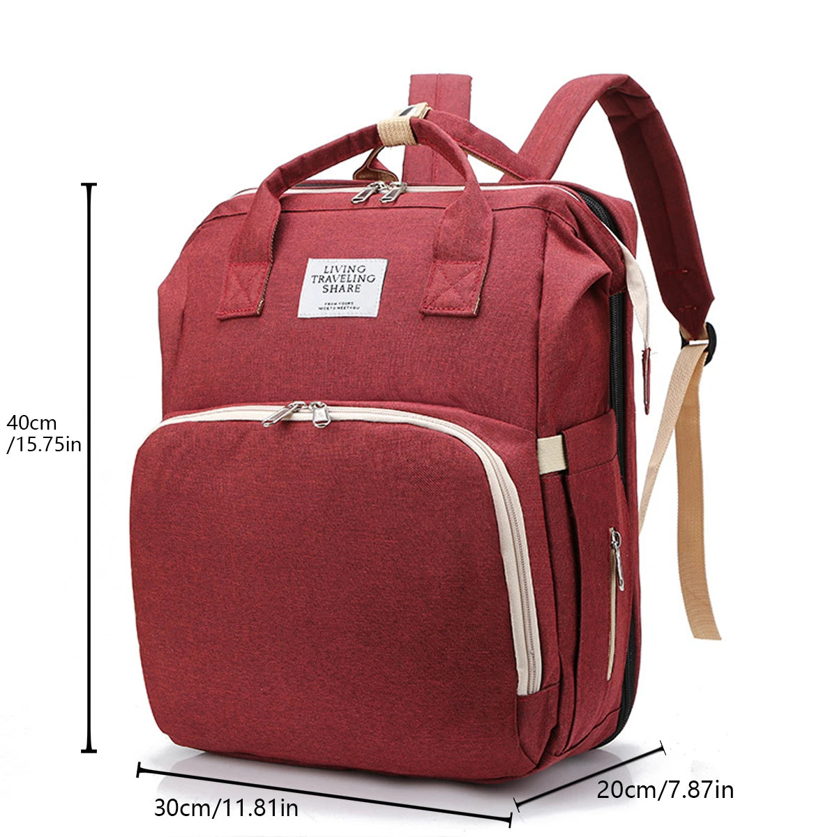 Pet/ Baby Diaper Bag with Changing Station