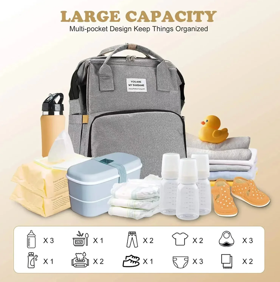 Pet/ Baby Diaper Bag with Changing Station