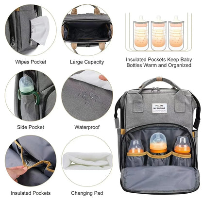 Pet/ Baby Diaper Bag with Changing Station